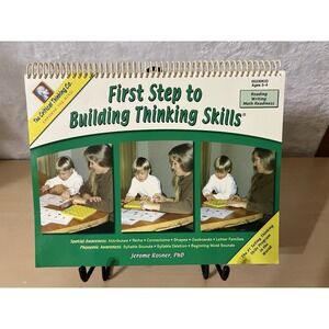 First Step to Building Thinking Skills Ages 3-4 Spiral Workbook Rosner ISBN